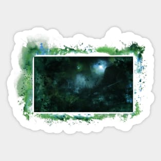 Outlast 2 Watercolor Painting Sticker